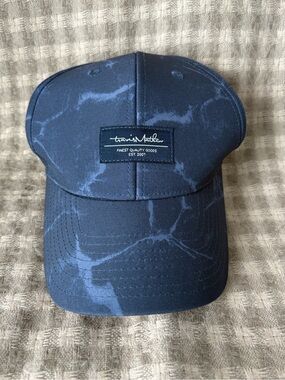 TRAVIS MATHEW BLUE MARBLE SNAPBACK HAT